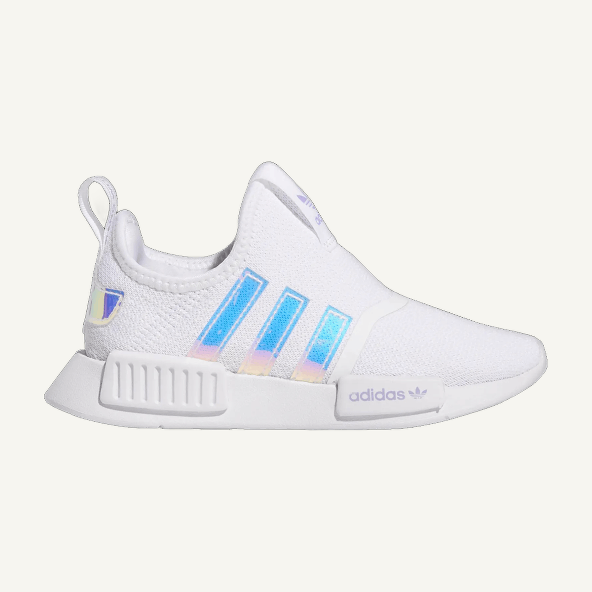 Adidas Preschool White Iridescent NMD 360 Sneakers, GX3321