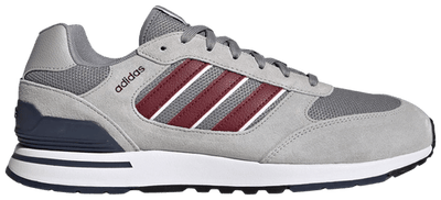 Adidas Men's Run Grey Suede Retro Runner Running Shoes, Grey Three / Shadow Red / Shadow Navy, ID1882