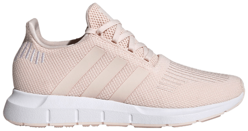 Adidas Women's Swift Run Running Sneaker – Lightweight Knit Everyday Casual Walking Running Shoes, Wonder Quartz / Cloud White, IE7478