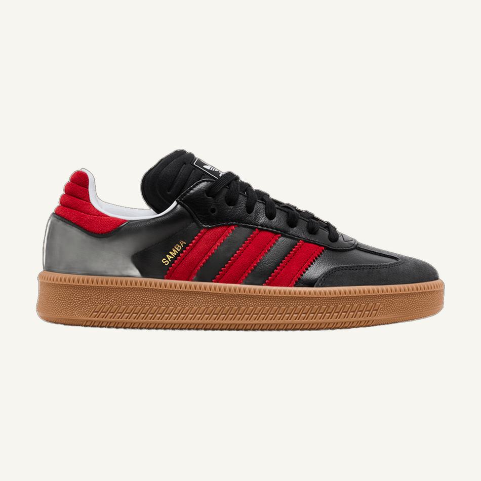 Adidas Originals Men's Core Black/Better Scarlet Samba XLG Sneakers, IE9178