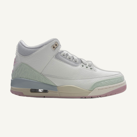 Jordan Men's Sail/Jade Aura Air Jordan 3 Retro OG 'Spring Is in the Air' Sneakers, IF4396 100