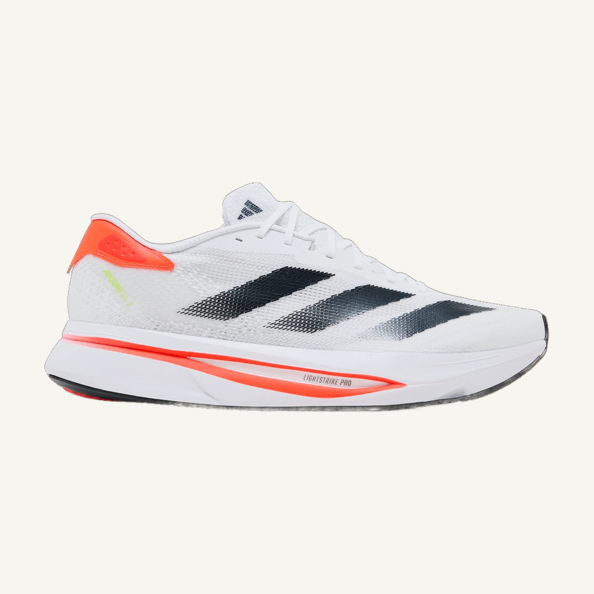Adidas Men's Cloud White/Core Black Adizero SL2 Running Shoes, IF6745