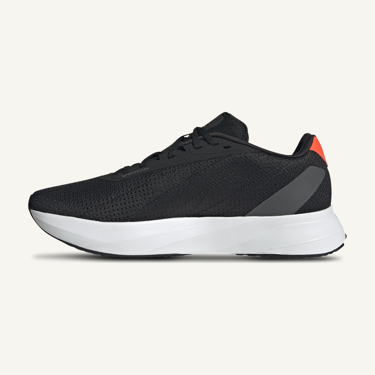 Adidas Men's Black/Solar Red Duramo SL Sneakers, IF9483