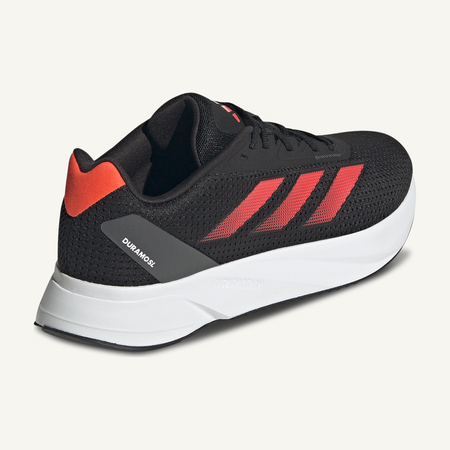 Adidas Men's Black/Solar Red Duramo SL Sneakers, IF9483