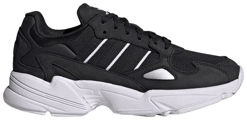 Adidas Men's Falcon Black Comfortable Running Shoes, Core Black / Core Black / Cloud White, IG8301