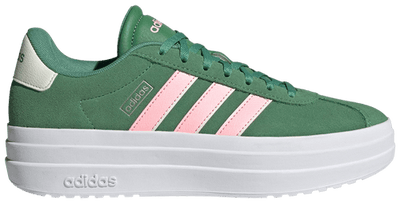 Adidas Women's VL Sneakers, Preloved Green / Pink Spark / Ivory, IH0365
