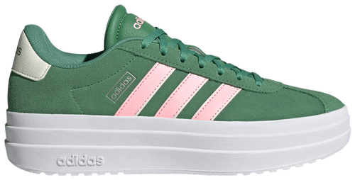 Adidas Women's VL Sneakers, Preloved Green / Pink Spark / Ivory, IH0365