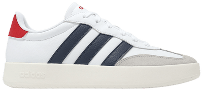 Adidas Men's Barreda Sneakers, Cloud White / Shadow Navy / Better Scarlet, IH1228