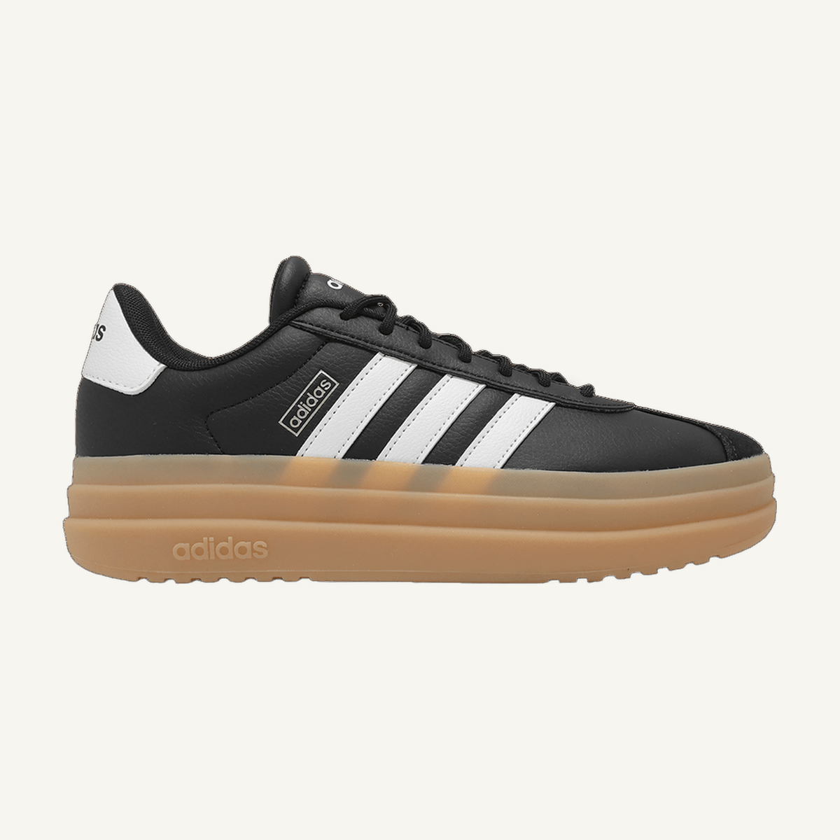 Adidas Women's Core Black/Cloud White VL Court Bold Sneakers, IH3081