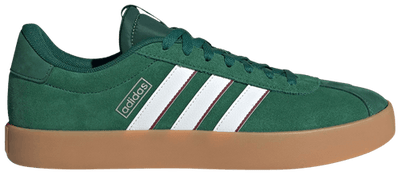 Adidas Men's VL Court Sneakers, Dark Green / Cloud White / Collegiate Burgundy, IH4790