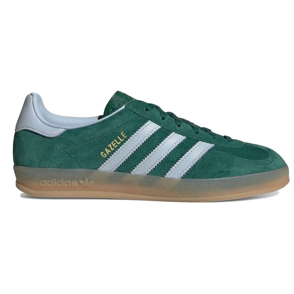 Zapatillas de interior Adidas Originals Gazelle verdes para mujer, IH6799
