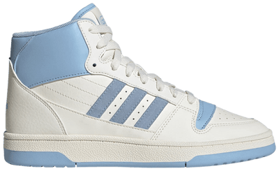 Adidas Women's Break Start Mid Sneakers, Cloud White / Glow Blue / Cloud White, IH7879