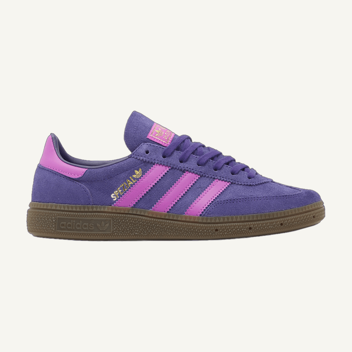 Adidas Originals Kids Collegiate Purple/Purple Burst Handball Spezial Sneakers, IH8009