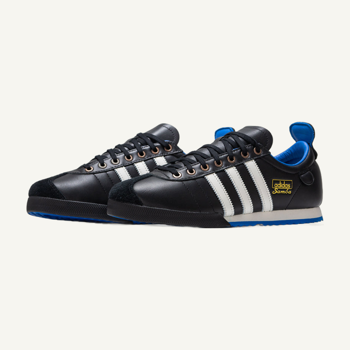 Adidas Originals Men's Core Black/Cloud White Samba 62 Sneakers, IH8603
