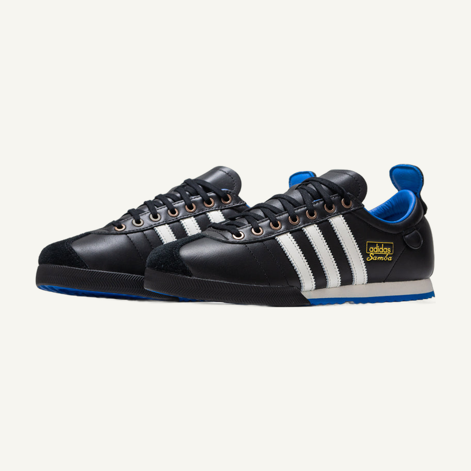 Adidas Originals Men's Core Black/Cloud White Samba 62 Sneakers, IH8603