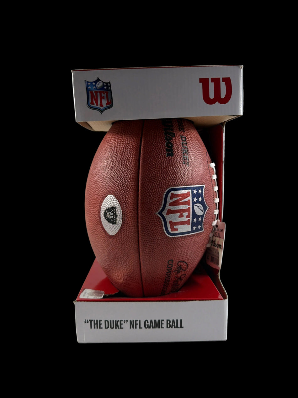 “The Duke” NFL Las Vegas Raiders game ball