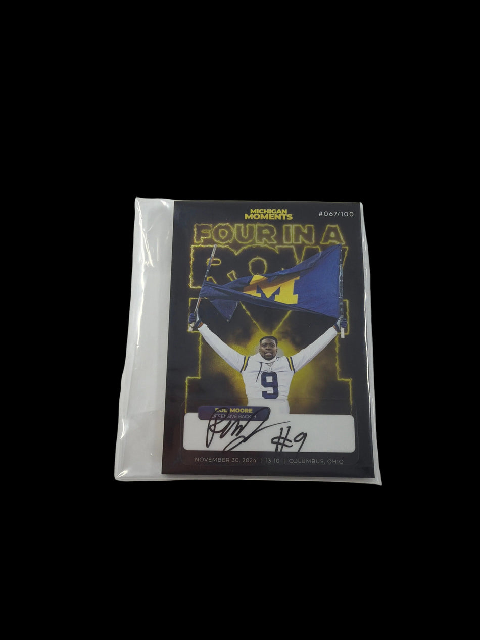 Rod Moore autographed card