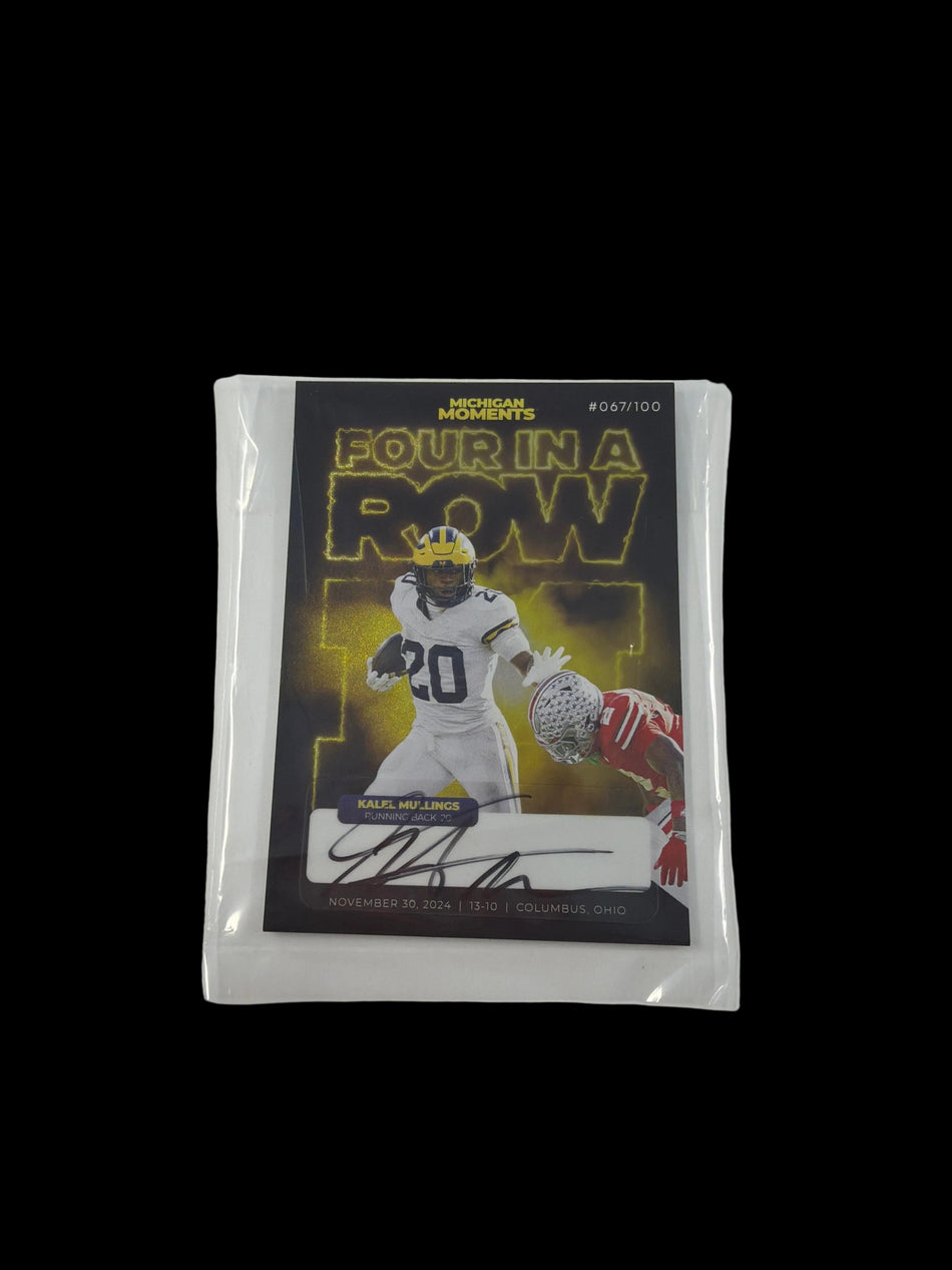 Kalel Mullings autographed card