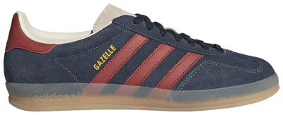 Adidas Originals Men's Gazelle Indoor Sneakers, Legend Ink / Preloved Ruby / Wonder White, JH5404