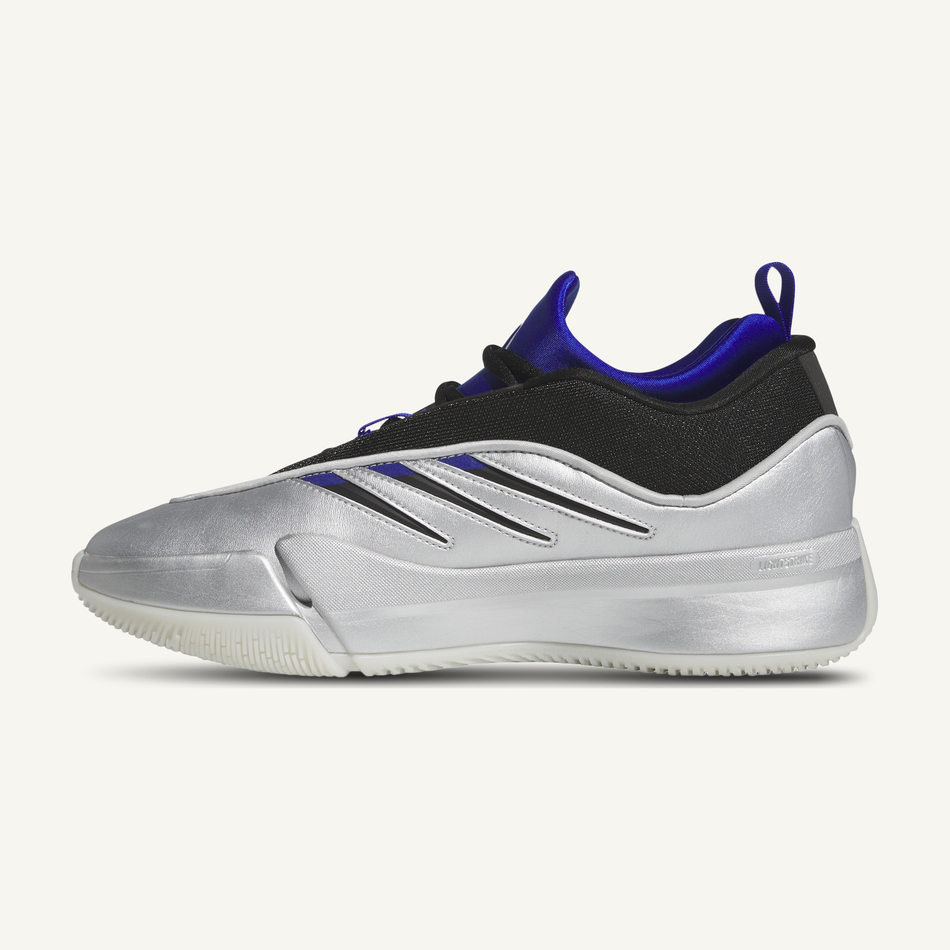 Adidas Men's Silver Metallic Dame 9 'Tecmo Bowl' Sneakers, JH6633