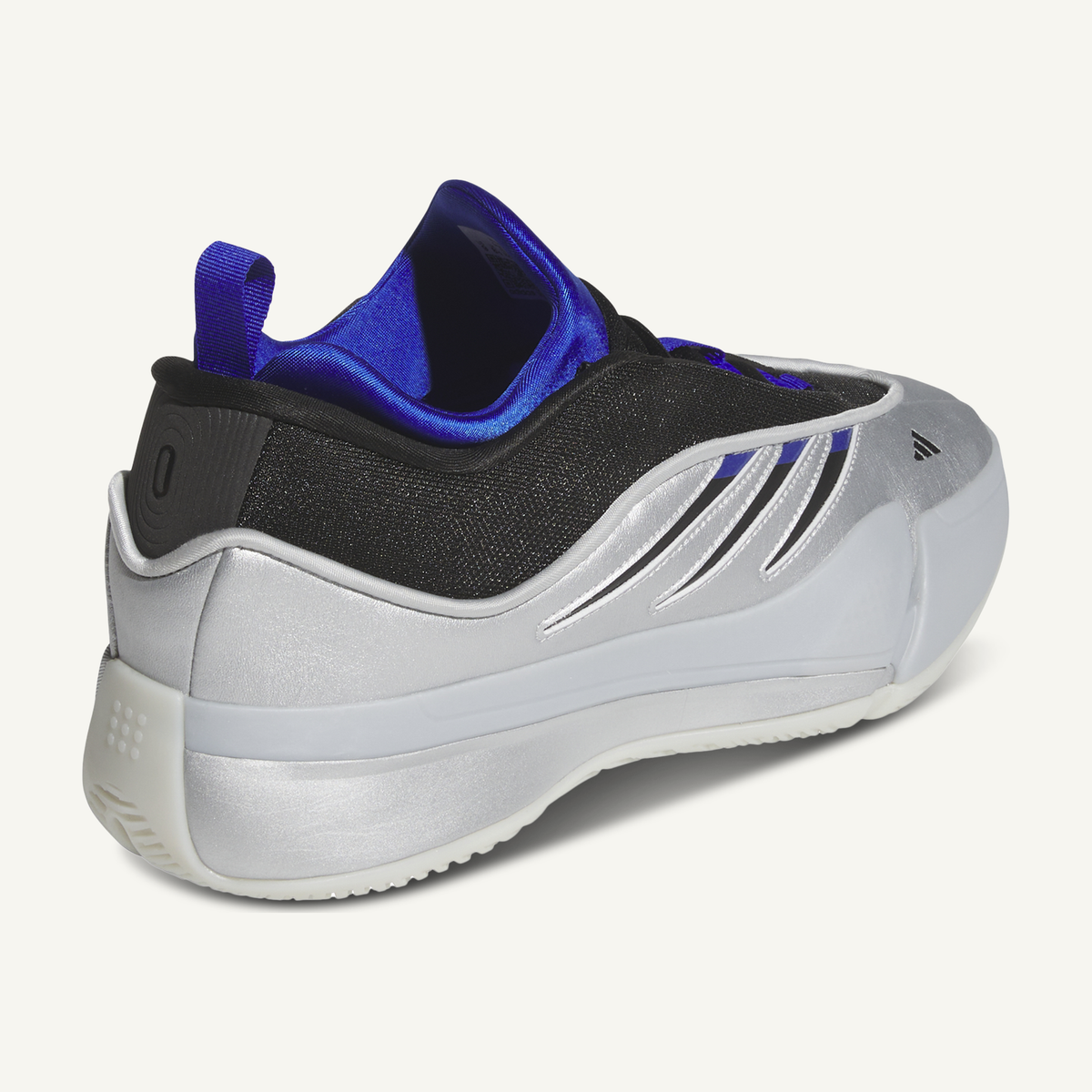 Adidas Men's Silver Metallic Dame 9 'Tecmo Bowl' Sneakers, JH6633