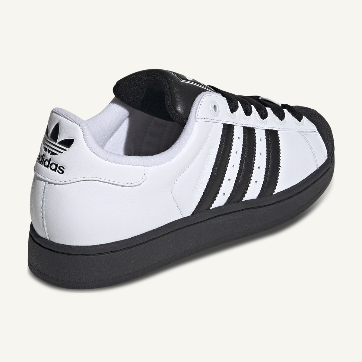 Adidas Originals Men's White/Black Superstar II Sneakers, JI0124