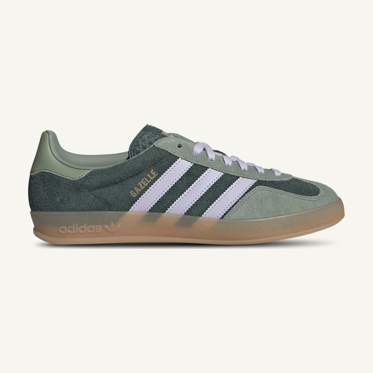 Adidas Originals Men's Mineral Green Gazelle Indoor Sneakers, JI0323