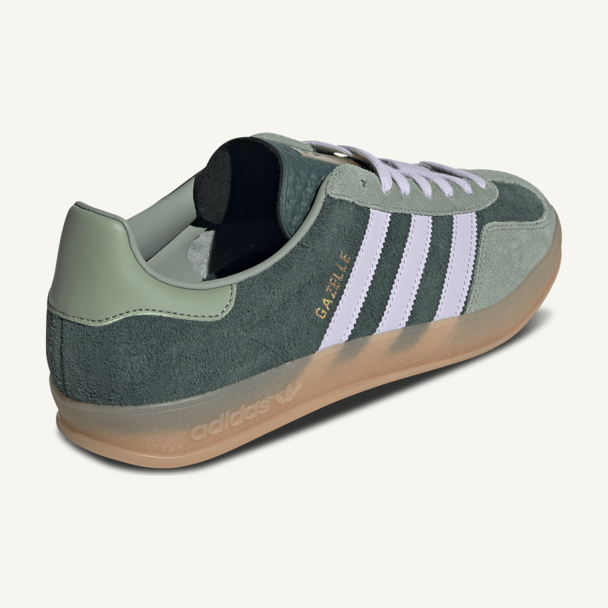 Adidas Originals Men's Mineral Green Gazelle Indoor Sneakers, JI0323