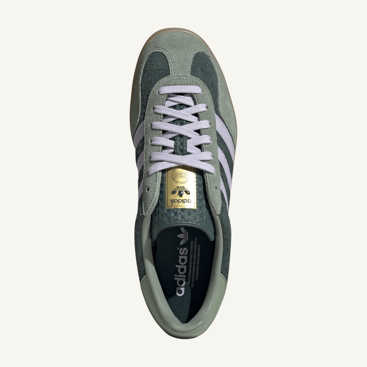 Adidas Originals Men's Mineral Green Gazelle Indoor Sneakers, JI0323
