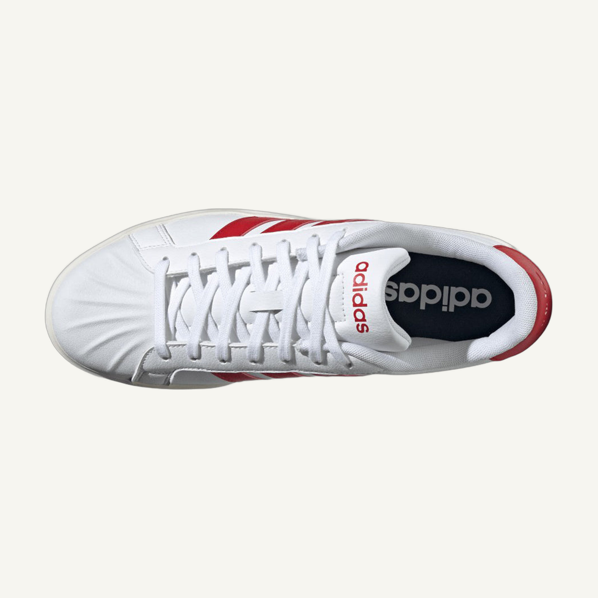 Adidas Men's Cloud White/Better Scarlet Streettalk Sneakers, JP8279