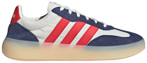 Adidas Men's Barreda Sneakers, Off White / Pure Ruby / Dark Blue, JP9667