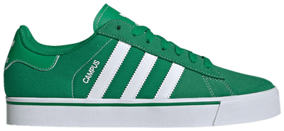 Adidas Originals Men's Campus Sneakers, Green / Cloud White / Green, JQ0052
