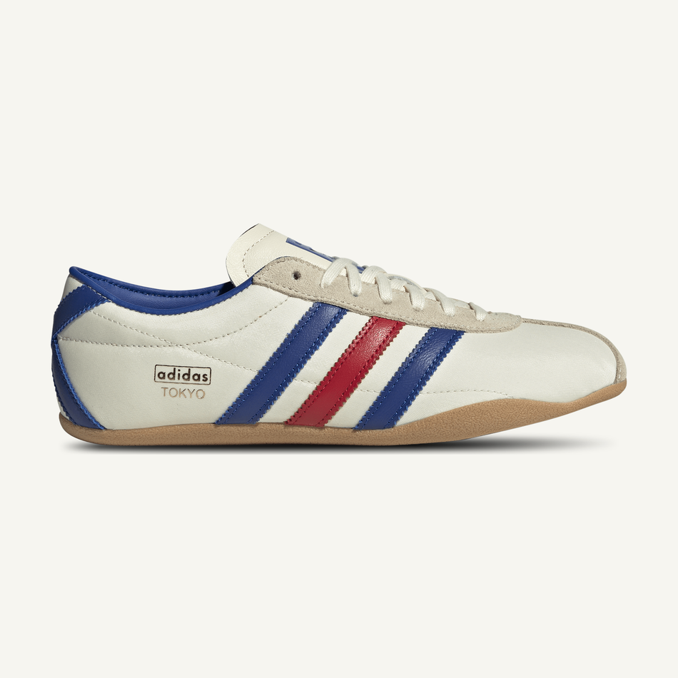 Adidas Originals Women's Cream White/Royal Blue Tokyo Sneakers, JQ0585