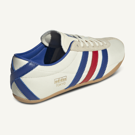 Adidas Originals Women's Cream White/Royal Blue Tokyo Sneakers, JQ0585