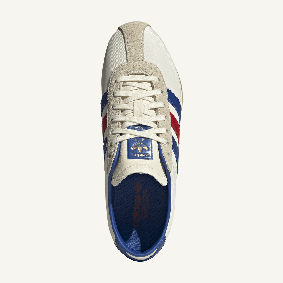 Adidas Originals Women's Cream White/Royal Blue Tokyo Sneakers, JQ0585