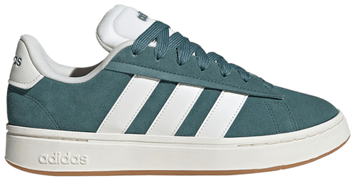 Adidas Men's Grand Court Sneakers, Preloved Teal / Core White / Gum, JQ3007