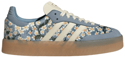 Adidas Originals x Liberty London Sambae Sneakers, Blue Cream White, JQ6046