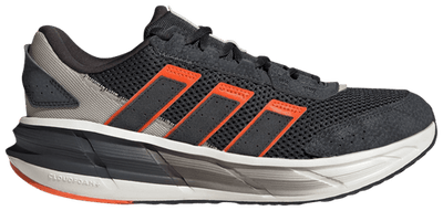 Adidas Men's Astrastar Lifestyle Running-Inspired Running Shoes, Carbon / Carbon / Impact Orange, JQ6077