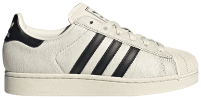 Adidas Originals Women's Superstar II Sneakers, Off White / Core Black / Off White, JQ7418