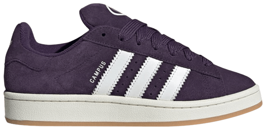 Zapatillas Adidas Originals Campus para mujer, años 2000, color ciruela aurora/blanco núcleo/goma, JQ8292