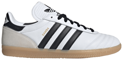 Zapatillas Adidas Originals Samba JP blancas y negras para hombre, JQ9055