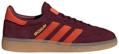 Adidas Originals Women's Handball Spezial Sneakers, Maroon / Preloved Red / Gum, JR0848
