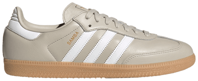 Adidas Originals Men's Samba OG Premium Sneakers, Beige / Cloud White / Gum, JR0883