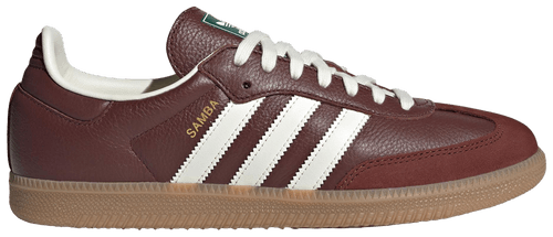 Adidas Originals Men's Samba OG Sneakers, Fox Brown / Off White / Gum, JR0892