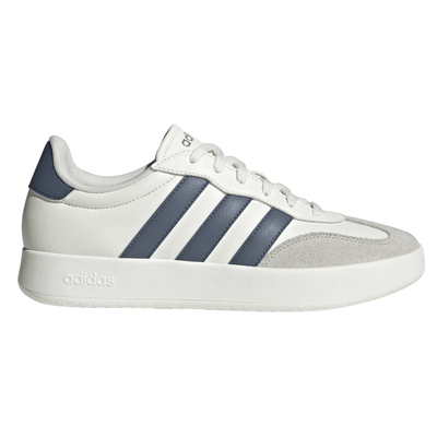 Adidas Men's White & Navy Barreda Sneakers, JR1318