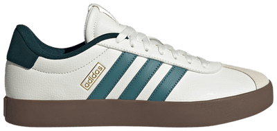 Adidas Men's VL Court Sneakers, Core White / Preloved Teal / Aurora Ivy, JR8635