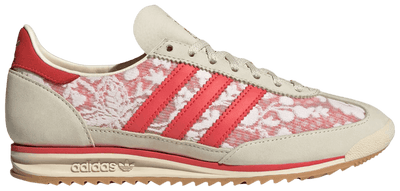 Adidas Originals x Liberty London Women's SL 72 Sneakers, Cloud White / Cream White / Better Scarlet, JS1311