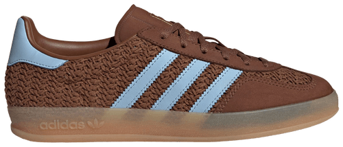 Adidas Originals Women's Gazelle Indoor Sneakers, Preloved Brown / Clear Sky / Gum, JS1417