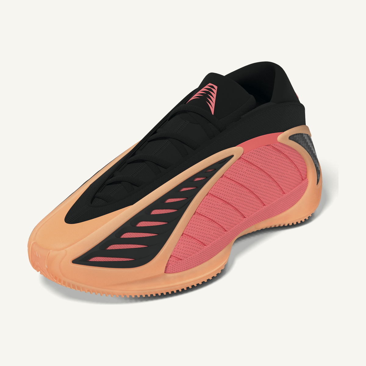 Adidas Kids Acid Orange Anthony Edwards 2 Sneakers, JS3515