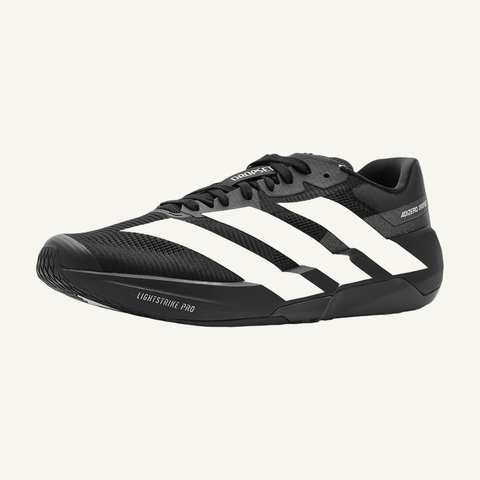 Adidas Men's Black/White Adizero Dropset Pro Training Shoes, KH6710